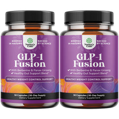GLP-1 Berberine supplement bottle with label