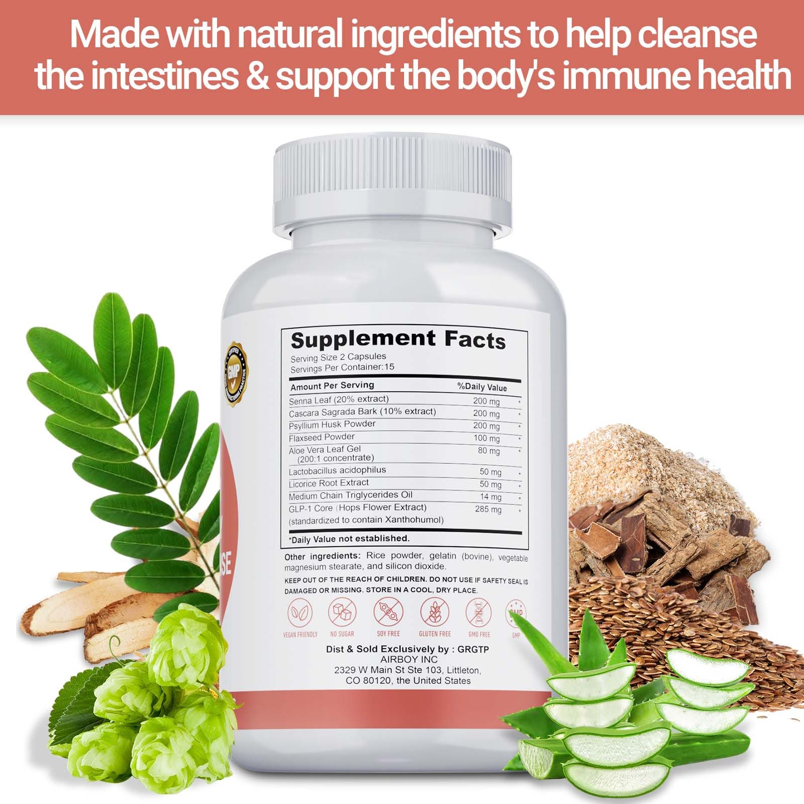 Lifestyle shot with healthy foods and supplements