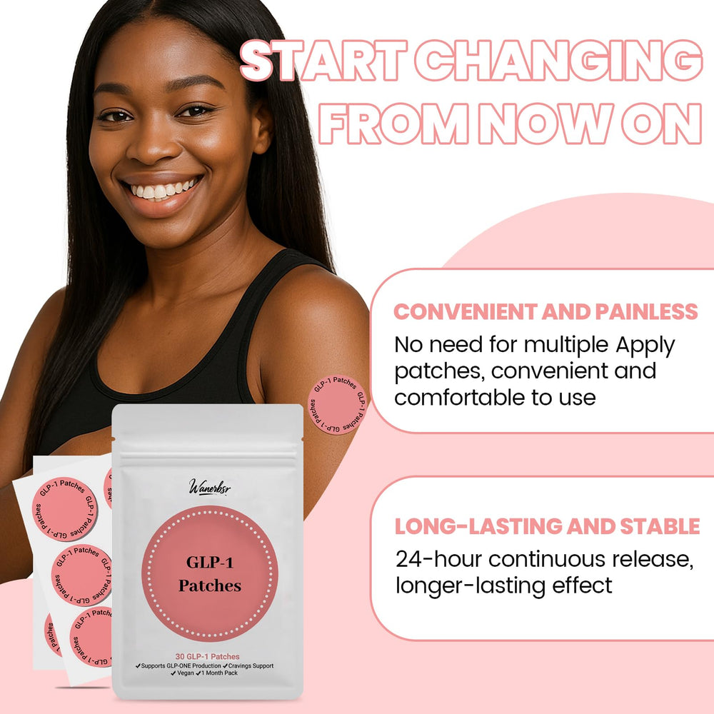 Applying GLP-1 Patch to clean skin