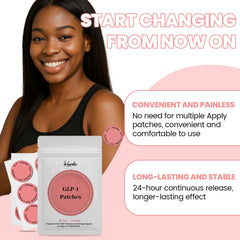 Applying GLP-1 Patch to clean skin