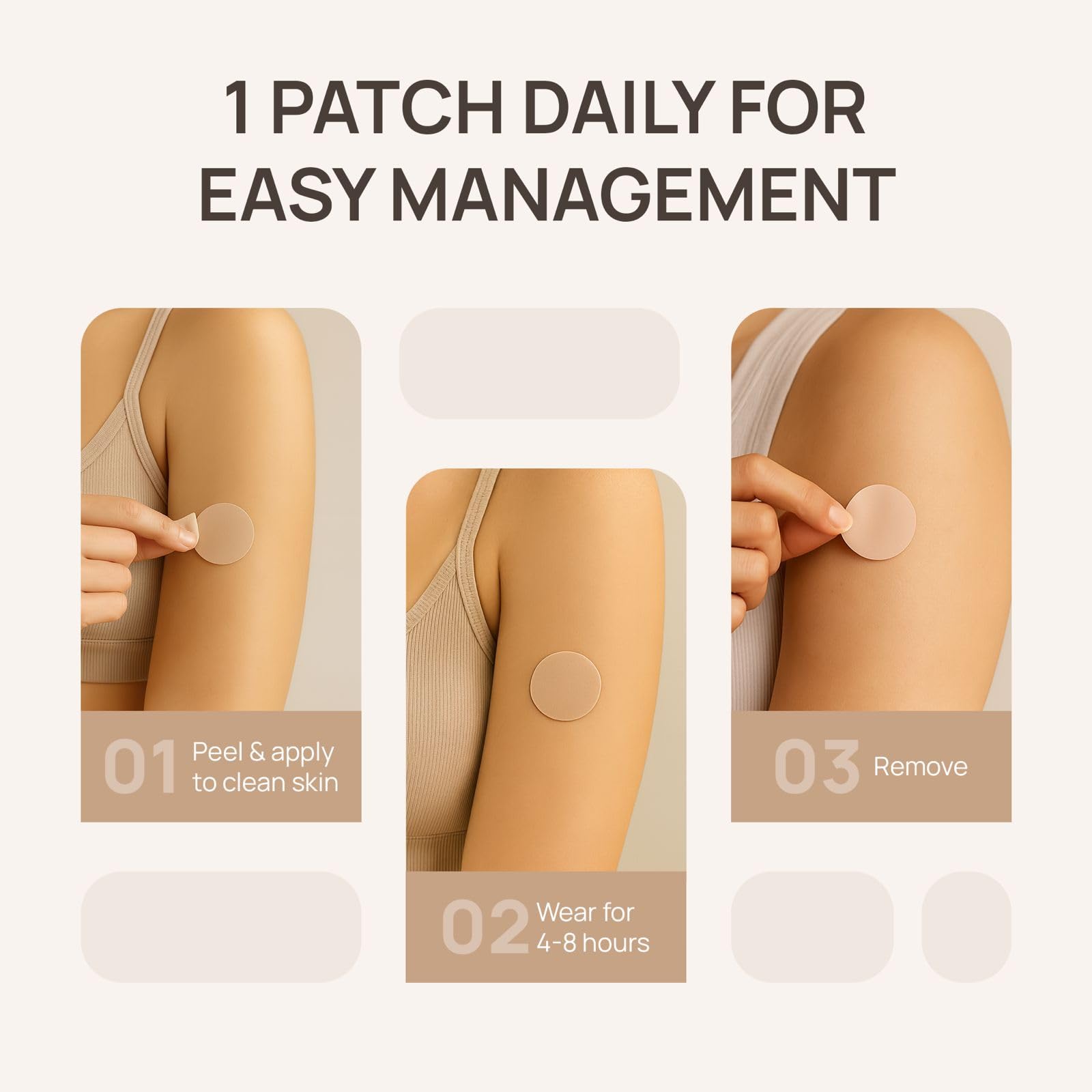 THRYV GLP-1 Patches 30-count box side view