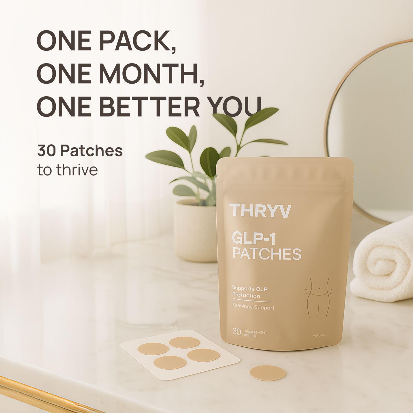 THRYV GLP-1 Patches branding on the box