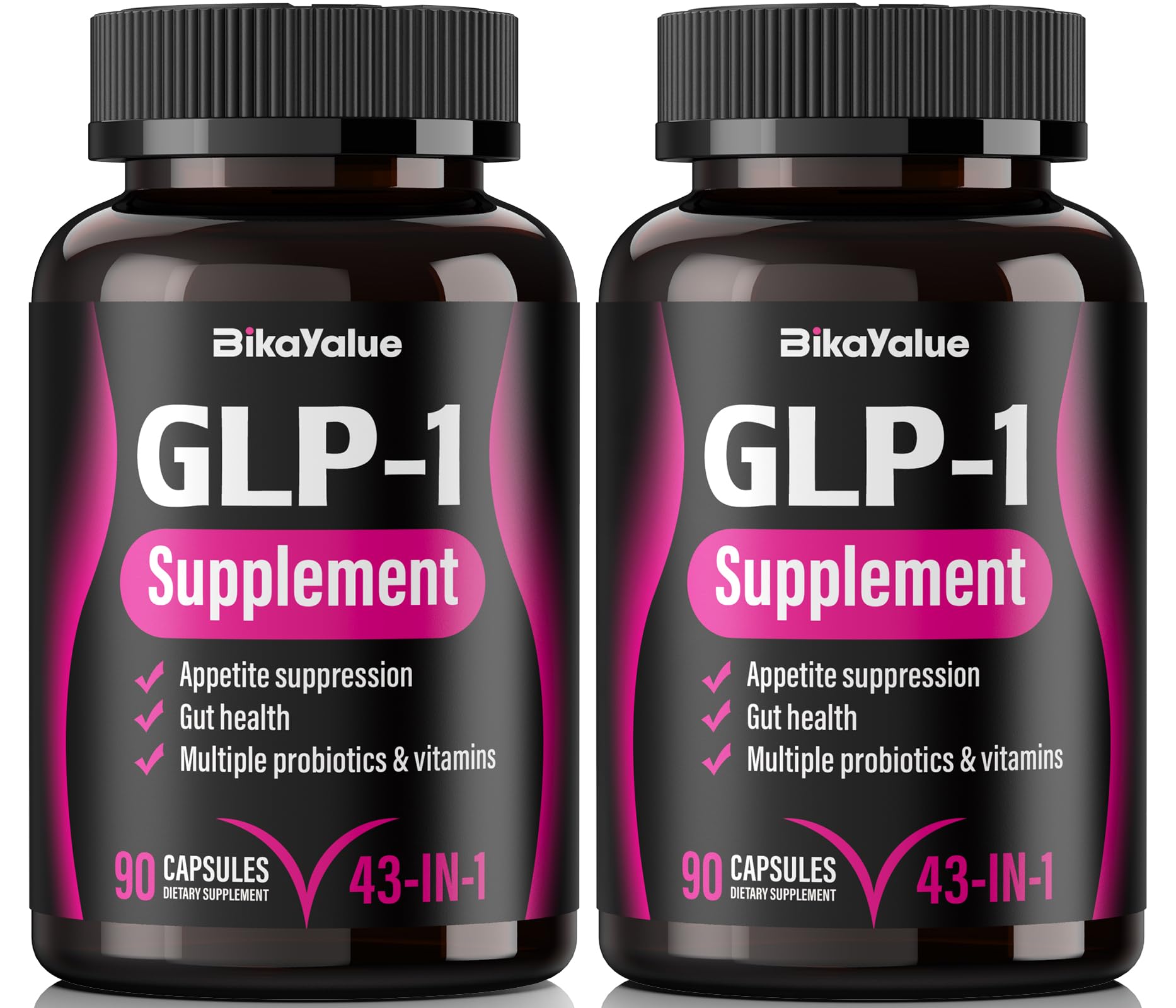 GLP-1 Supplement bottle with 120 capsules