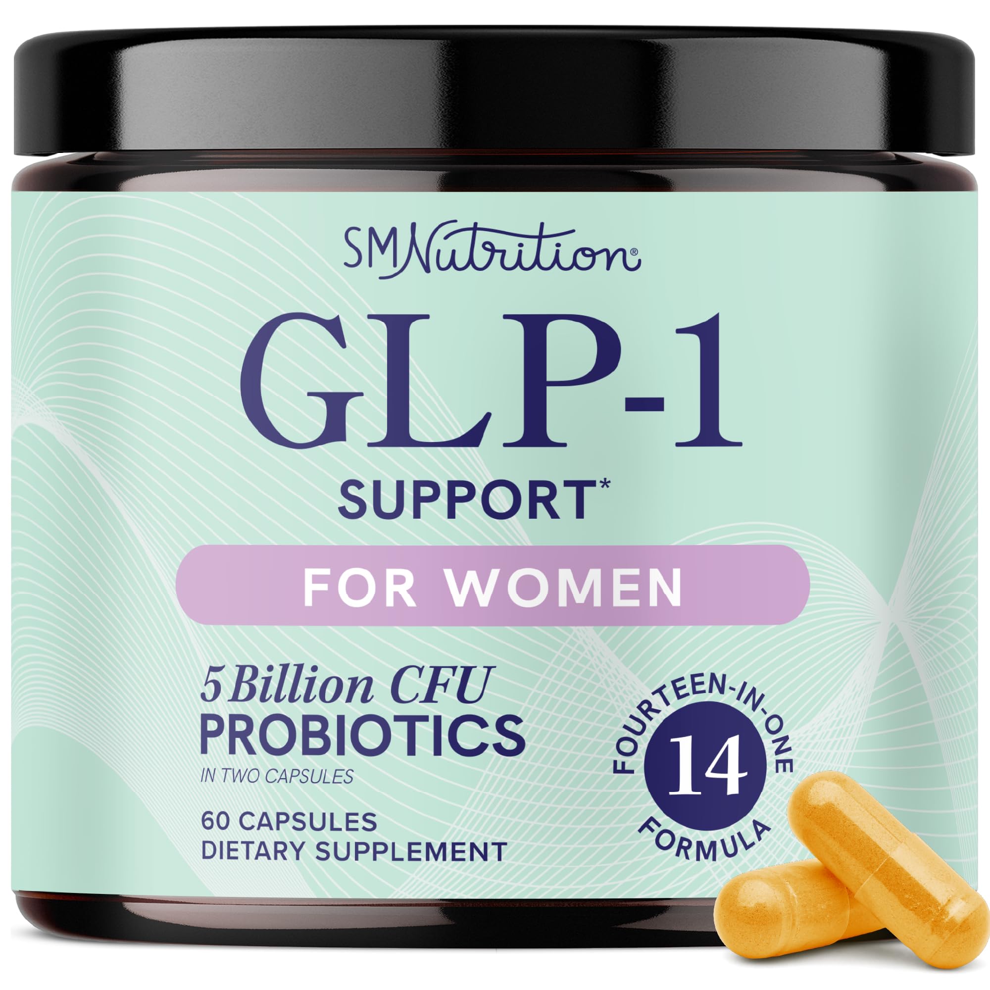 Bottle of GLP-1 Support for Women with 60 capsules