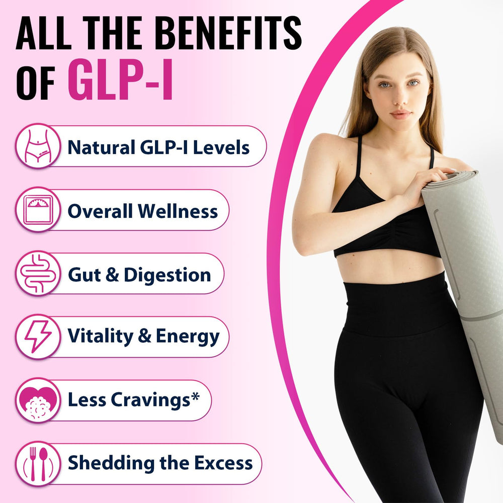 Back view of GLP ONE bottle showing supplement facts