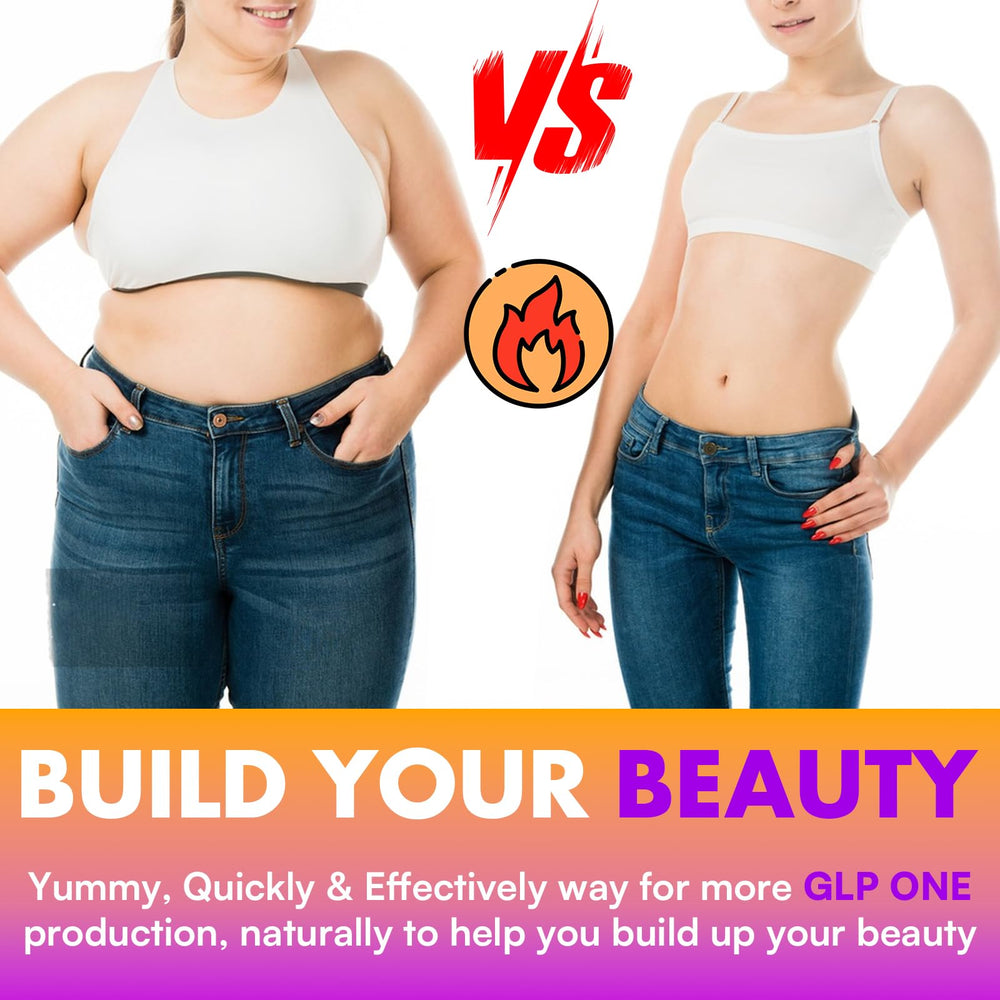 GLP ONE Yuzu flavor gummies with sugar-free formula