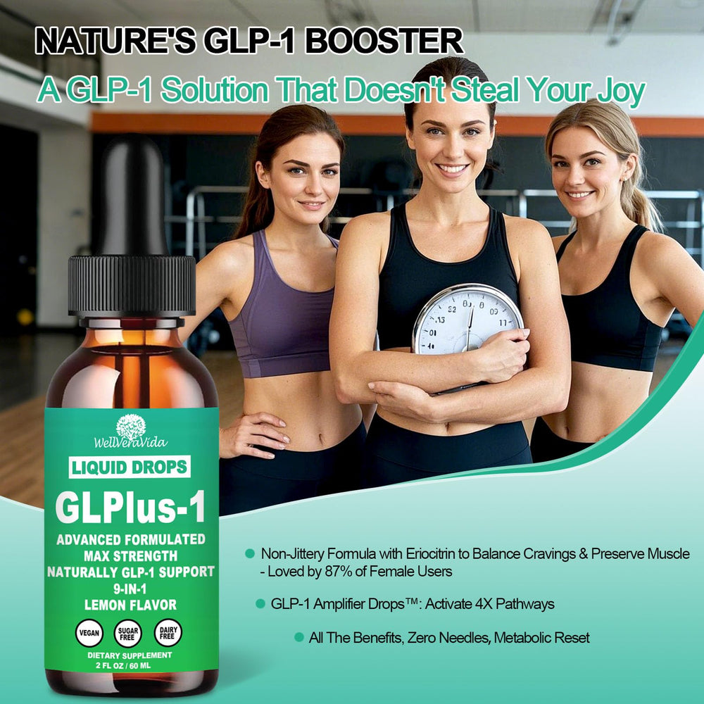 Dosing under tongue illustration for GLP-1 drops