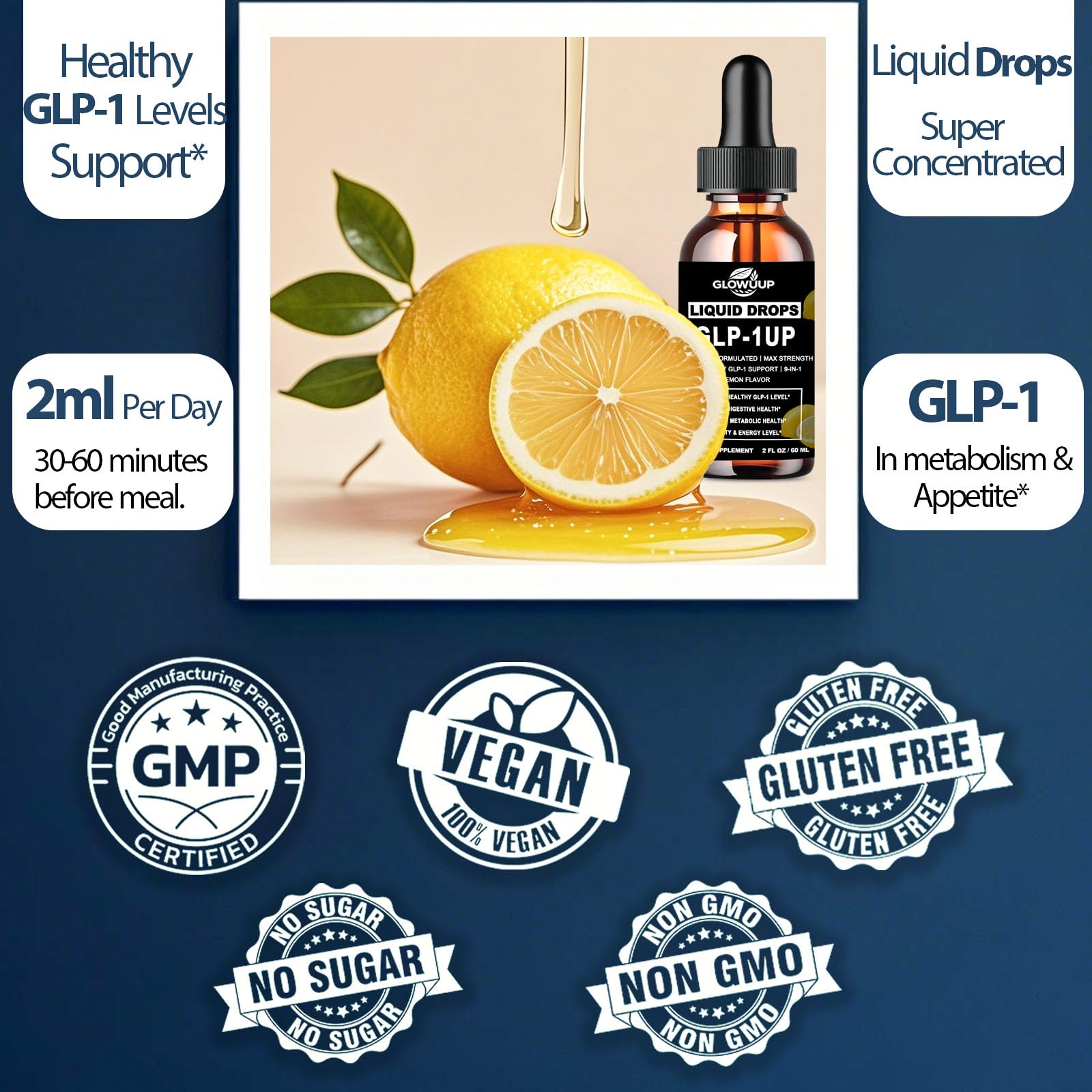 Eriomin lemon bioflavonoid complex in GLP-1 Drops