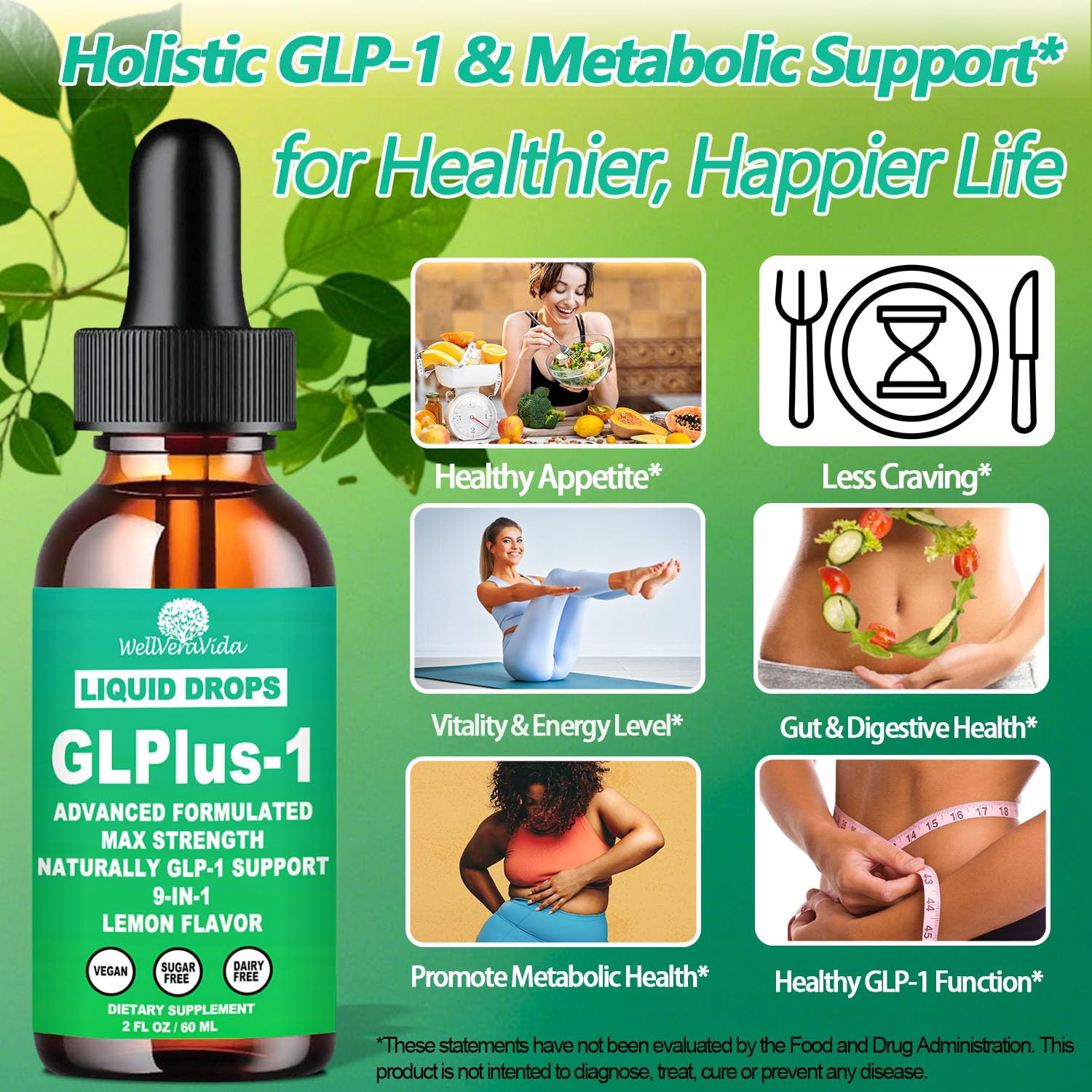 Green tea extract used in GLP-1 drops