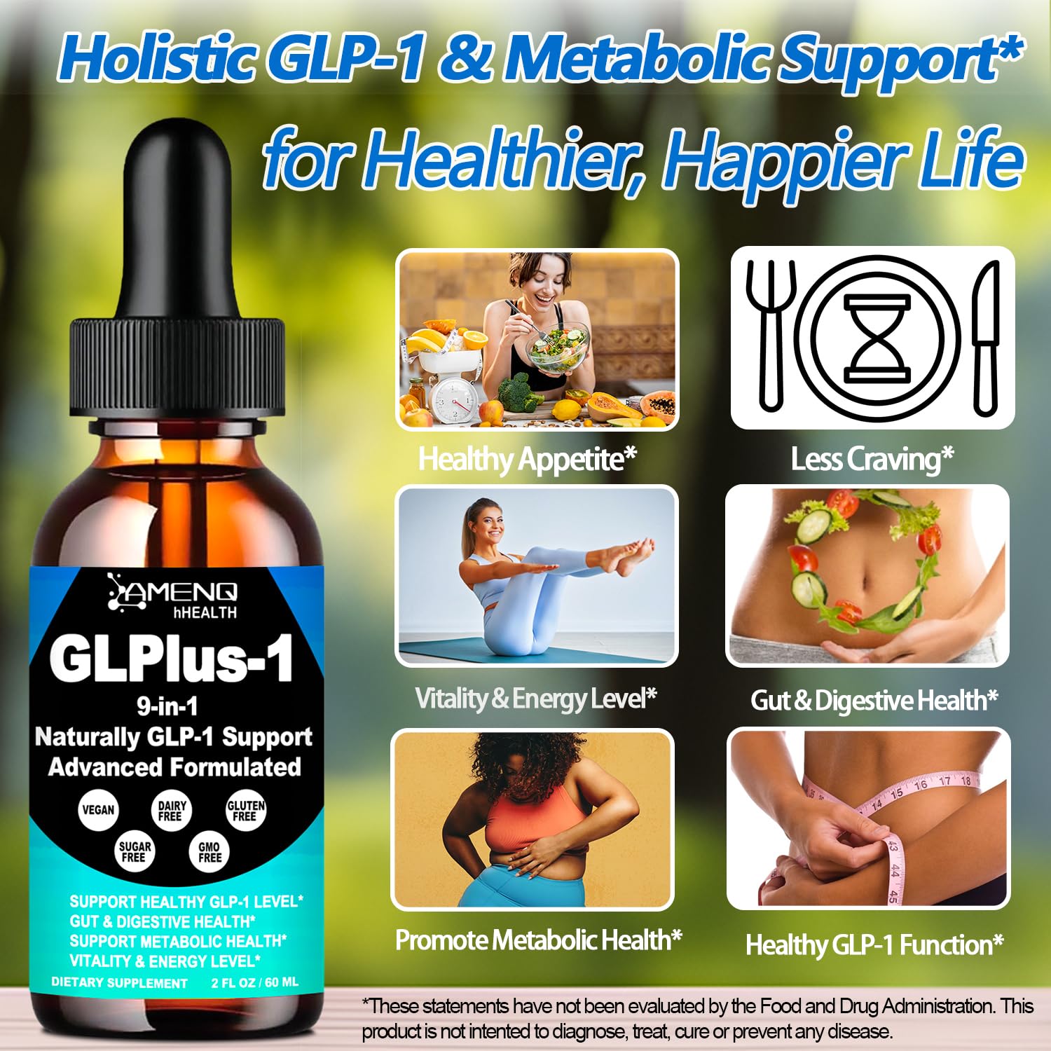 GLP-1 Drops packaging and bottle