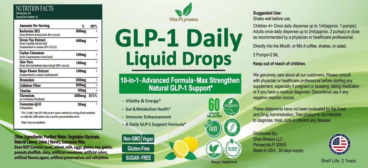 Product packaging for GLP-1 Support Liquid Drops