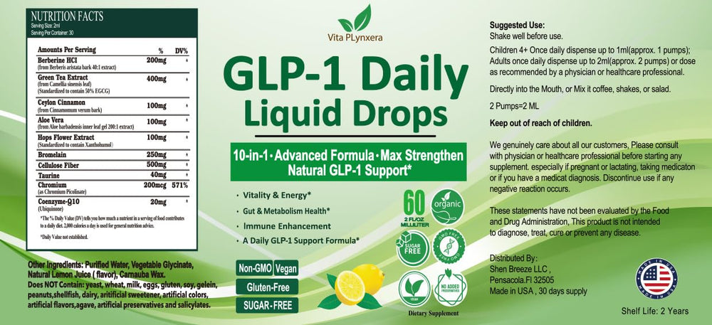 Product packaging for GLP-1 Support Liquid Drops