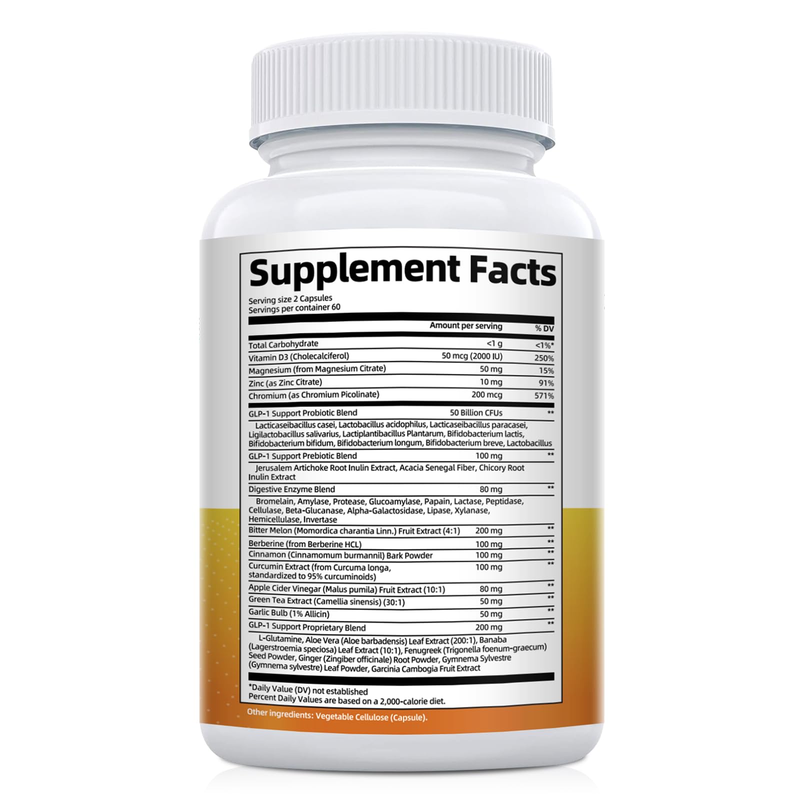 Before-meal intake infographic showing how to take 1-2 capsules