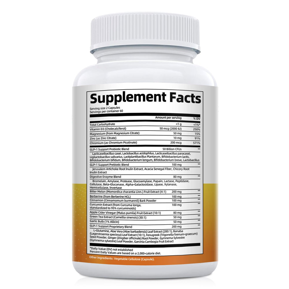 Before-meal intake infographic showing how to take 1-2 capsules