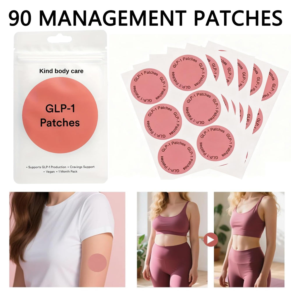 Close-up of botanical balance on GLP-1 patches