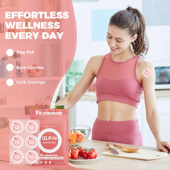 GLP1 Patches ingredients with berberine, cinnamon, green tea and pomegranate