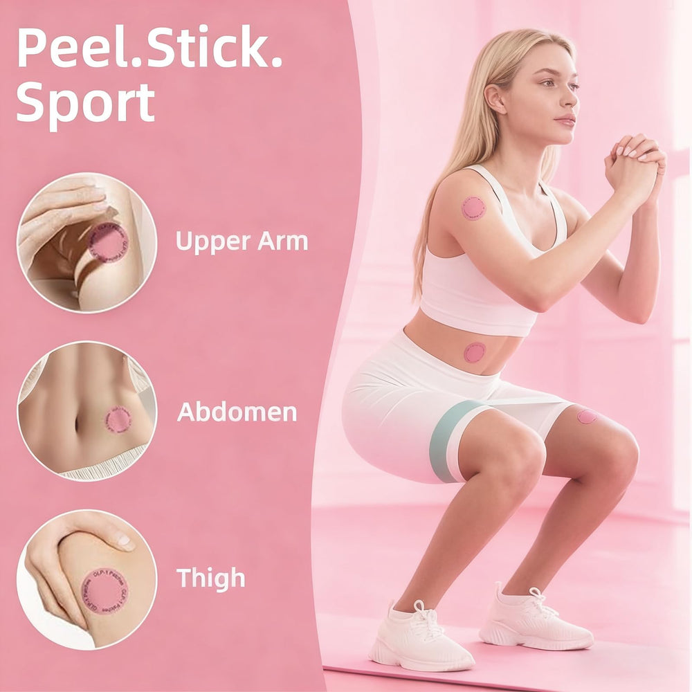 Vegan and cruelty-free icons for GLP-1 patches