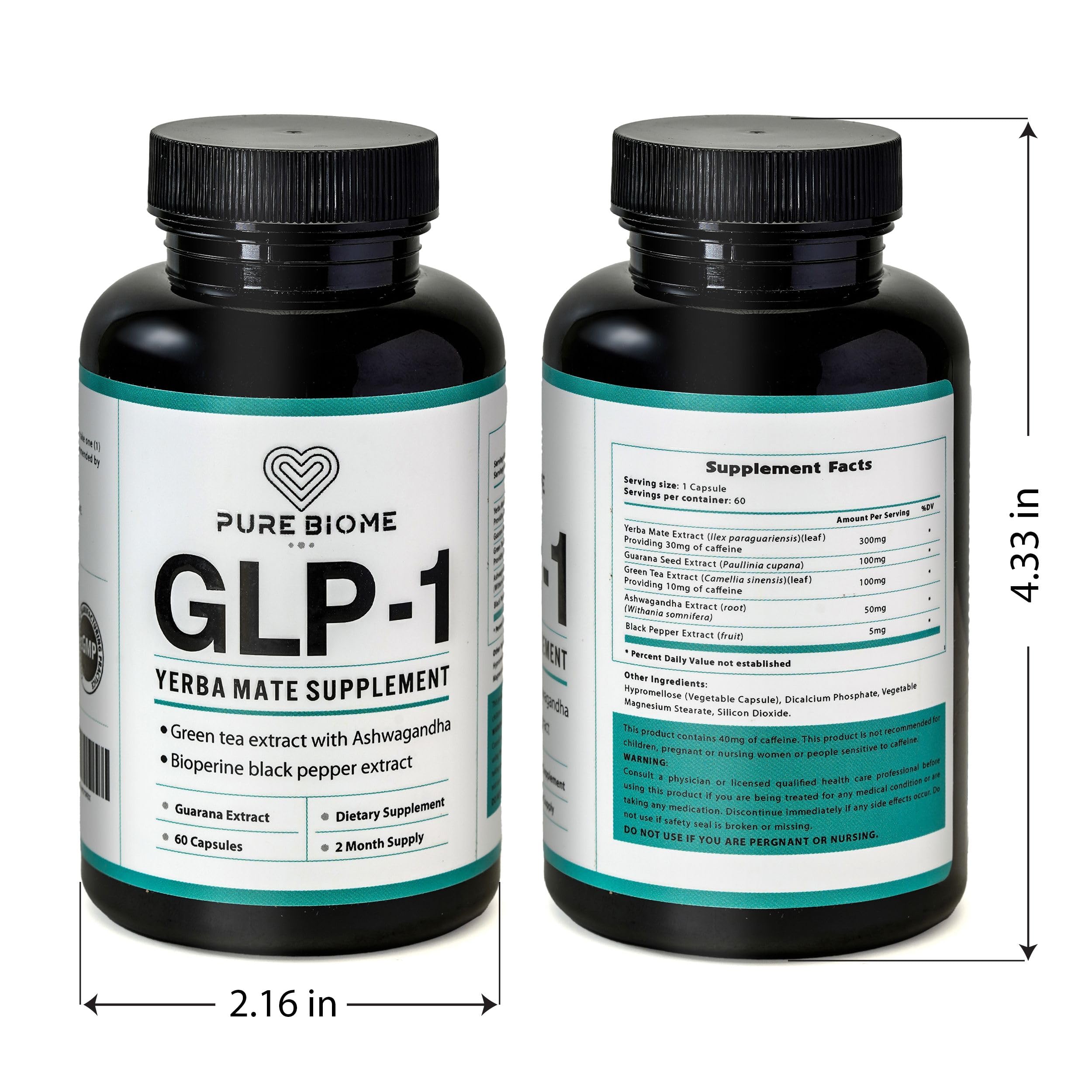 Capsules of the GLP-1 tri-adaptogen blend