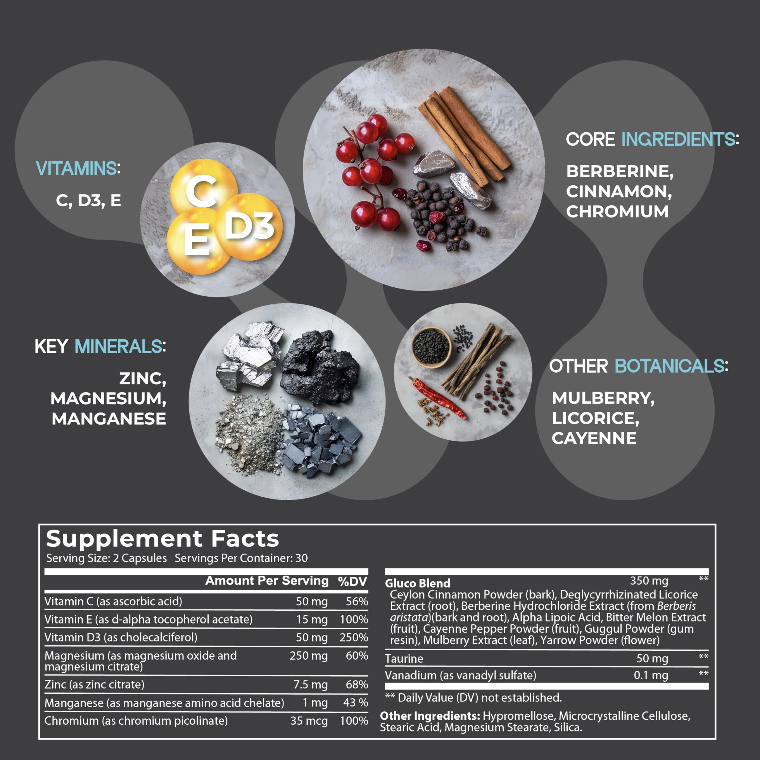 Close-up of GLPrime GLP-1 bottle label showing ingredients