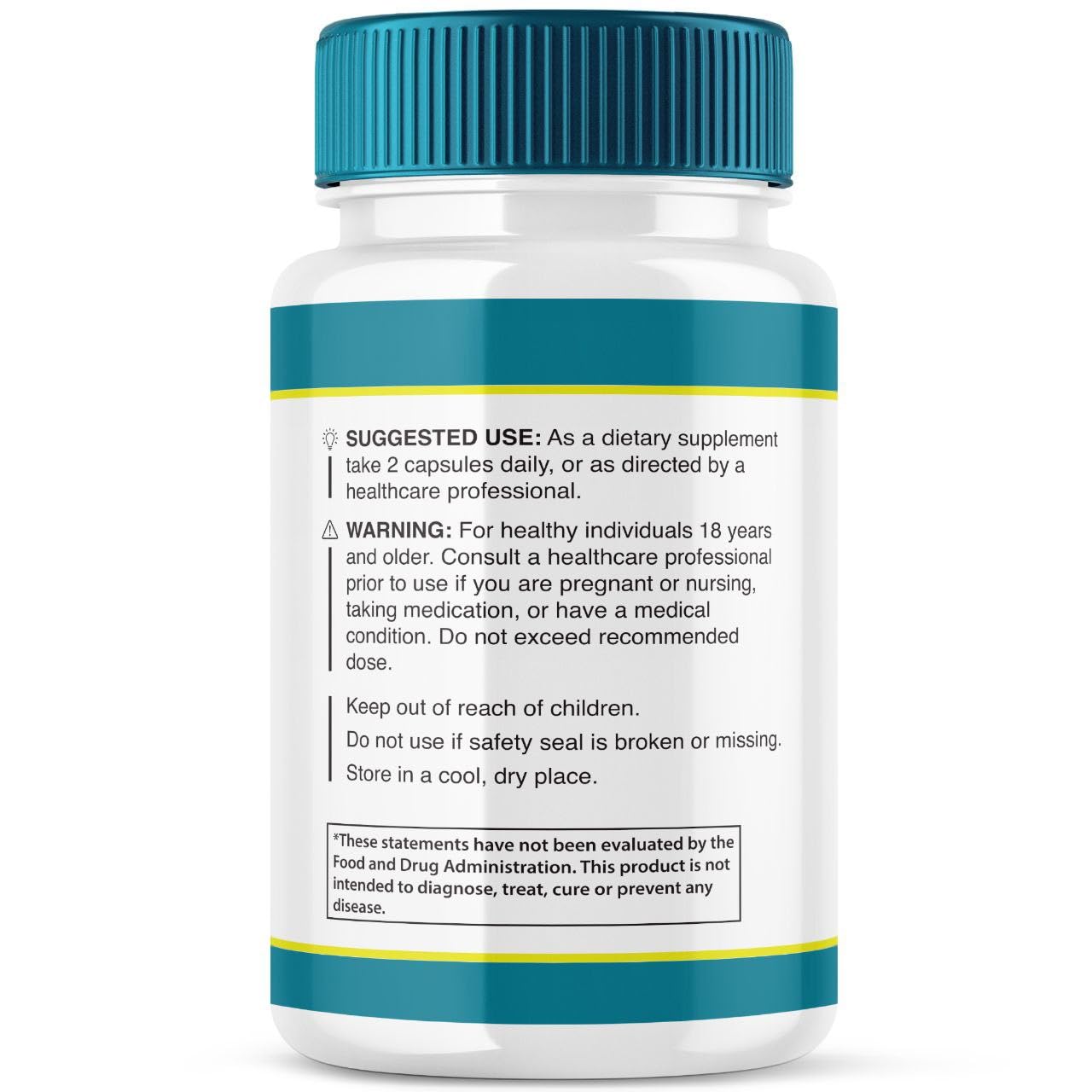 GLPro 120-count bottle label detail