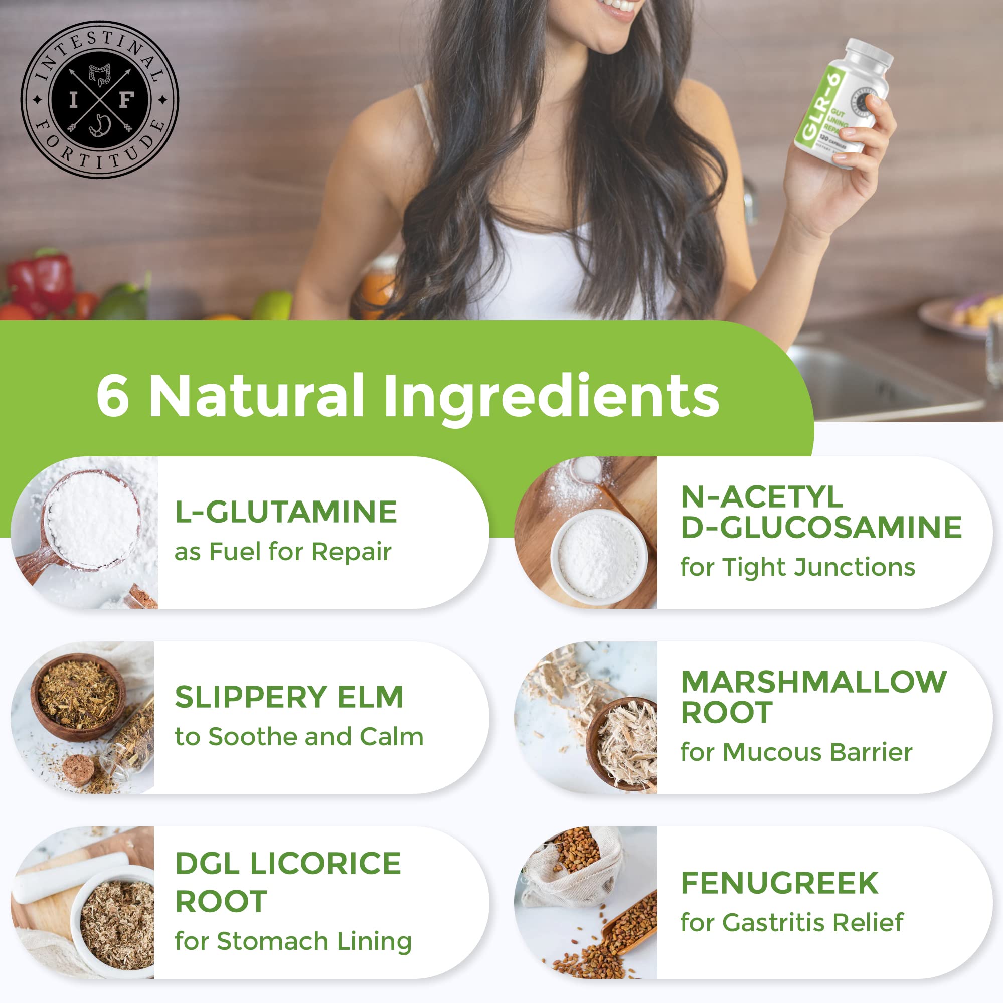 Slippery Elm extract visual for GLR-6