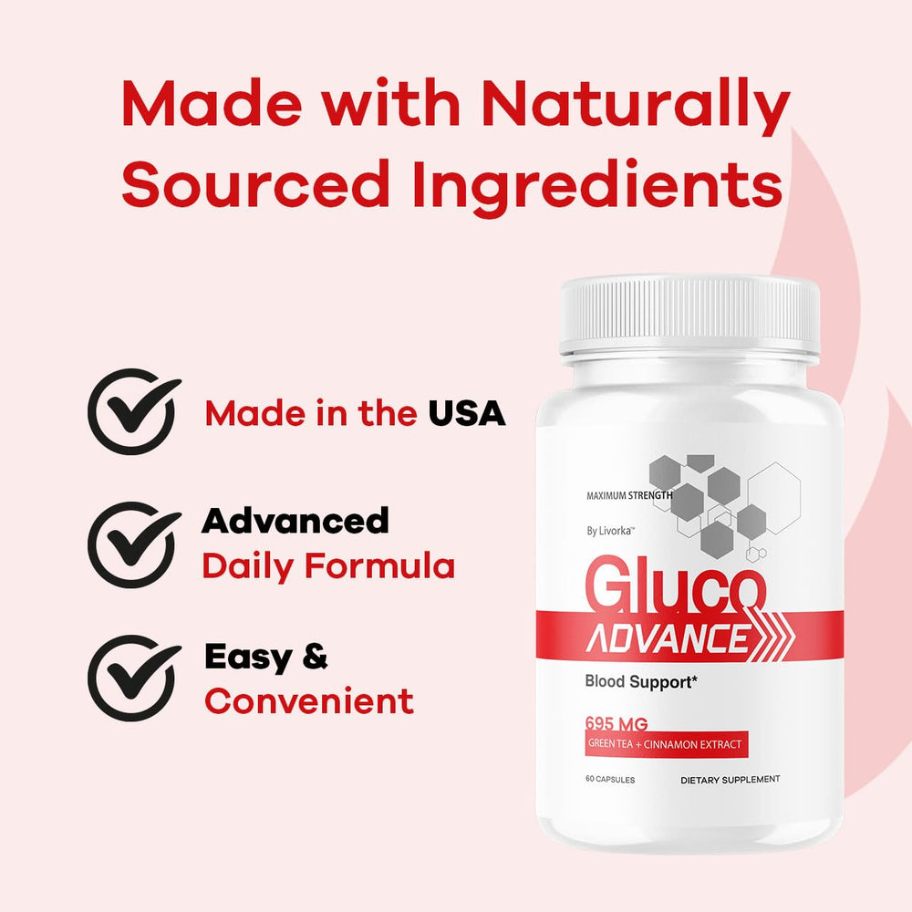 Gluco Advance label close-up