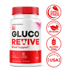 Glucorevive packaging and capsules