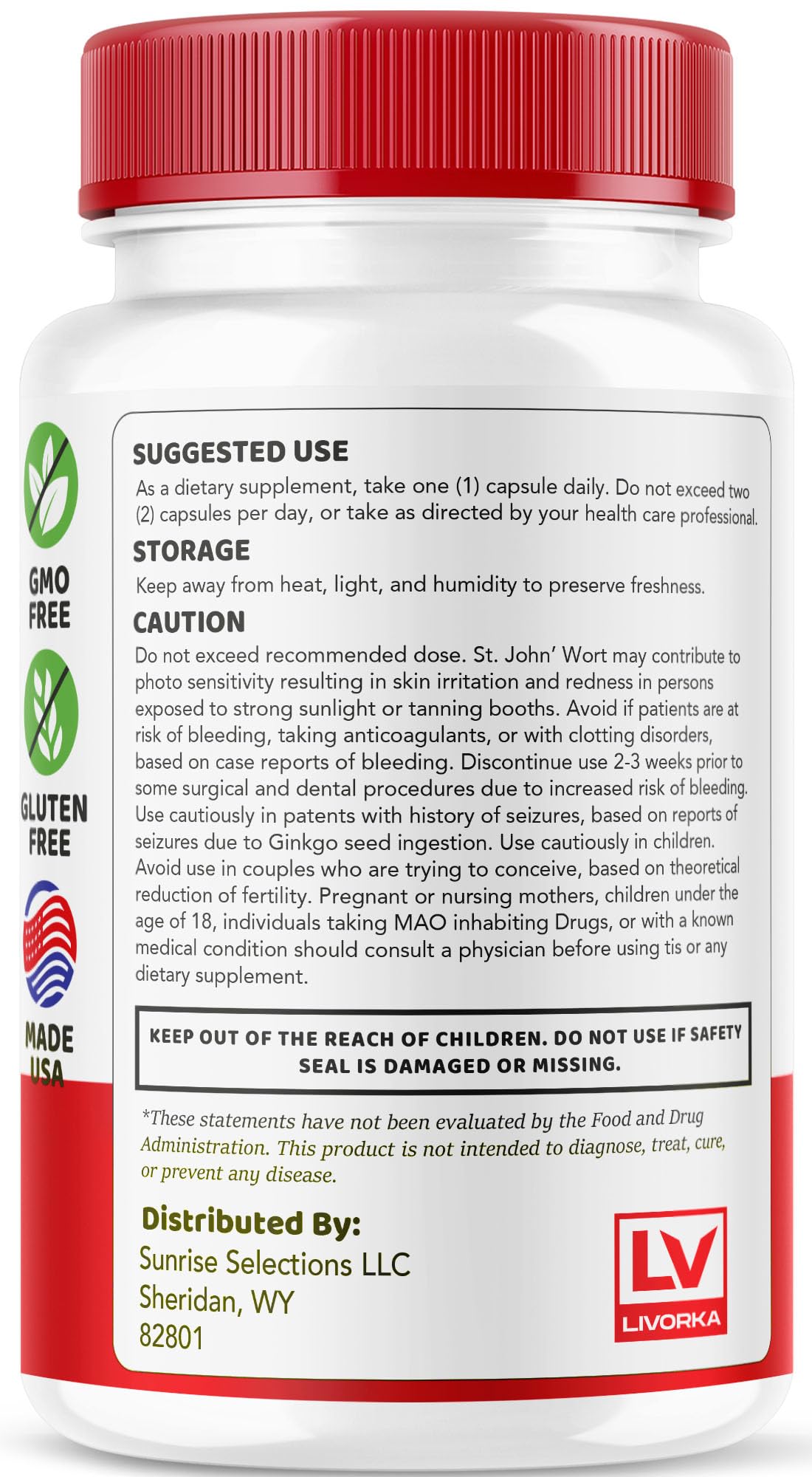 Gluco Revive Advanced formula bottle