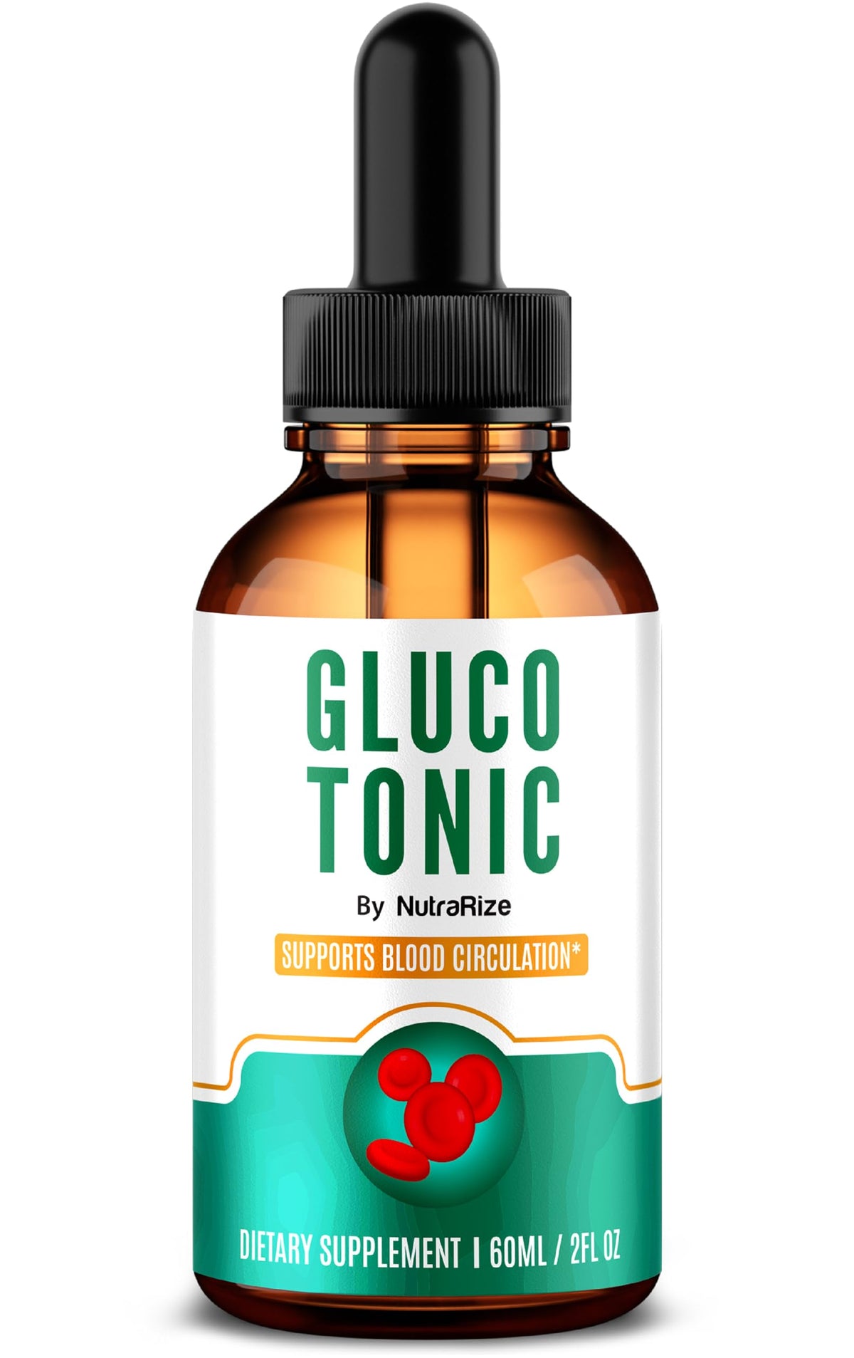 Gluco Tonic Drops bottle with packaging