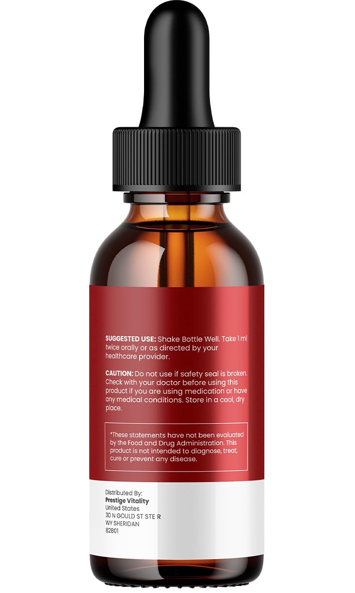 Gluco Vita Pure Drops packaging shown with bottle on a table