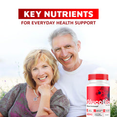 GlucoBio Capsules bottle label