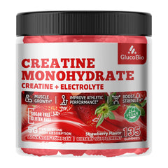Front label of GlucoBio Creatine Monohydrate Gummies