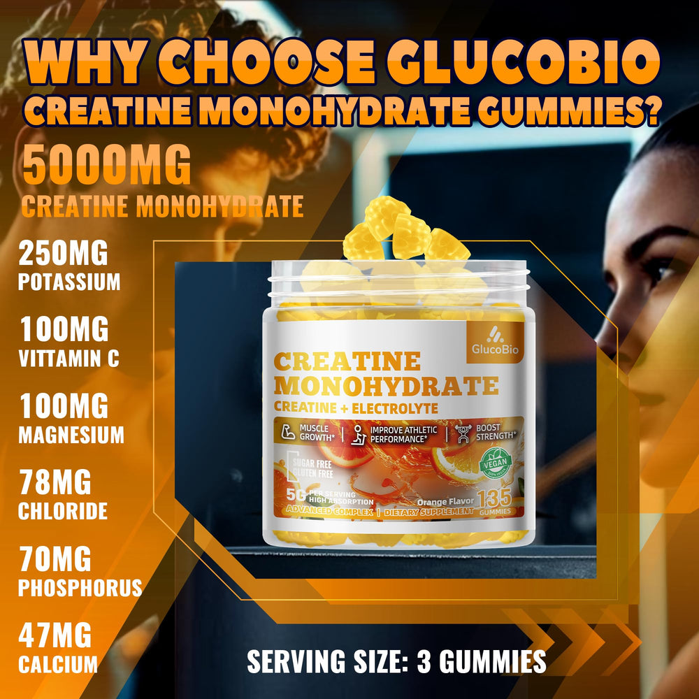 Close-up of orange electrolyte gummies showing texture