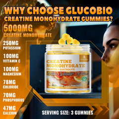 Close-up of orange electrolyte gummies showing texture