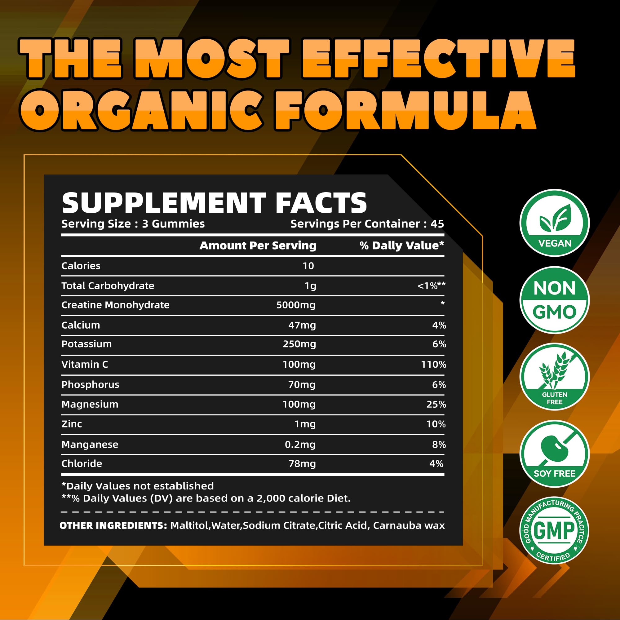 Serving size: 3 gummies per serving