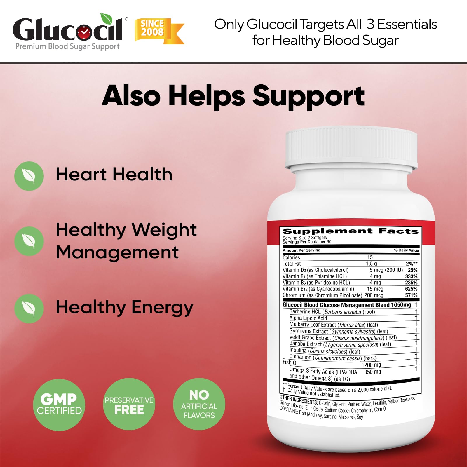 Doctor-formulated proprietary blend label