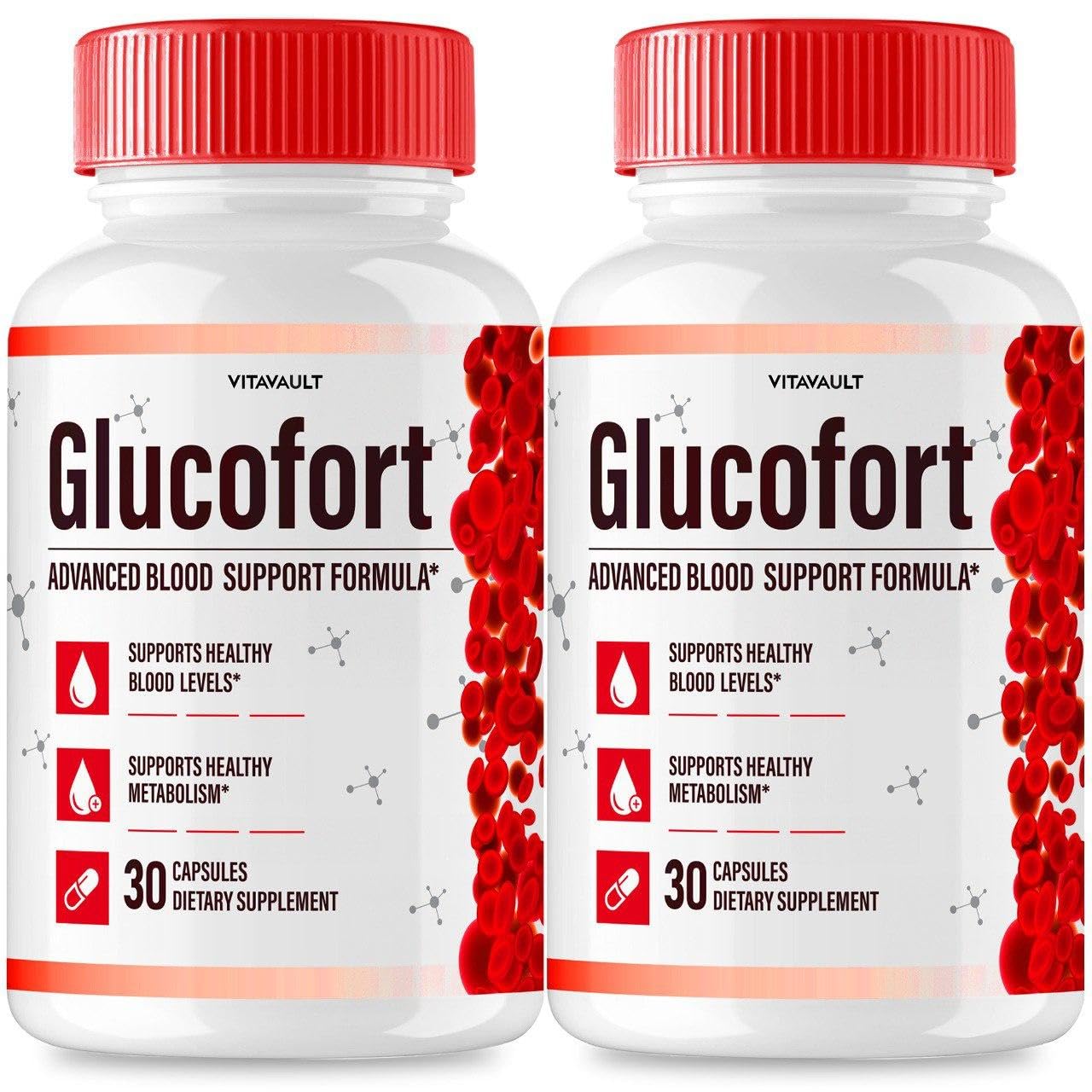 Glucofort Max Advanced Blood Support Capsules - 2 Pack image 1