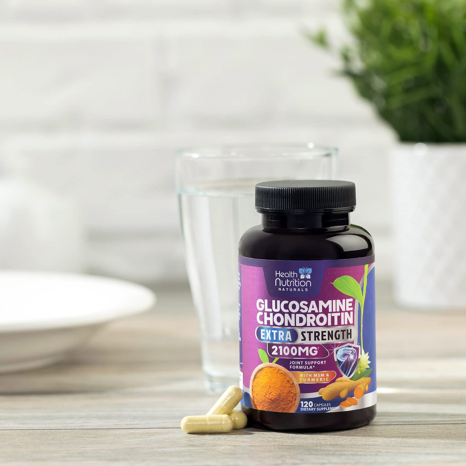 Health Nutrition Naturals branding on bottle