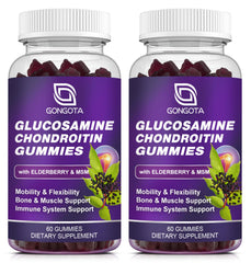 Bottle of Glucosamine Chondroitin Gummies – 120 count