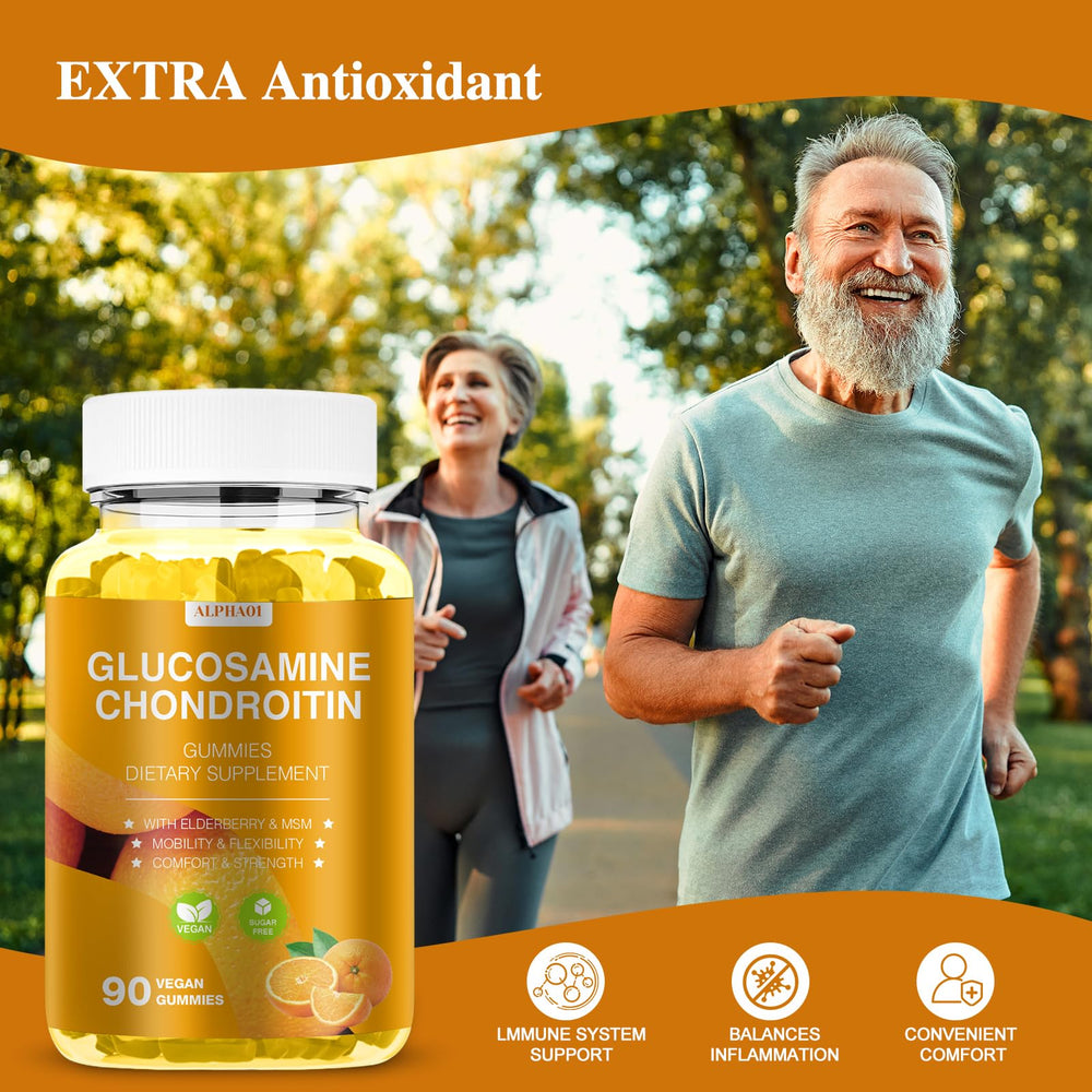 Adults taking Glucosamine Chondroitin Gummies