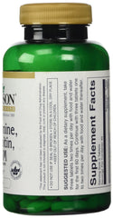 Back label of Glucosamine, Chondroitin & MSM 120 Tabs bottle