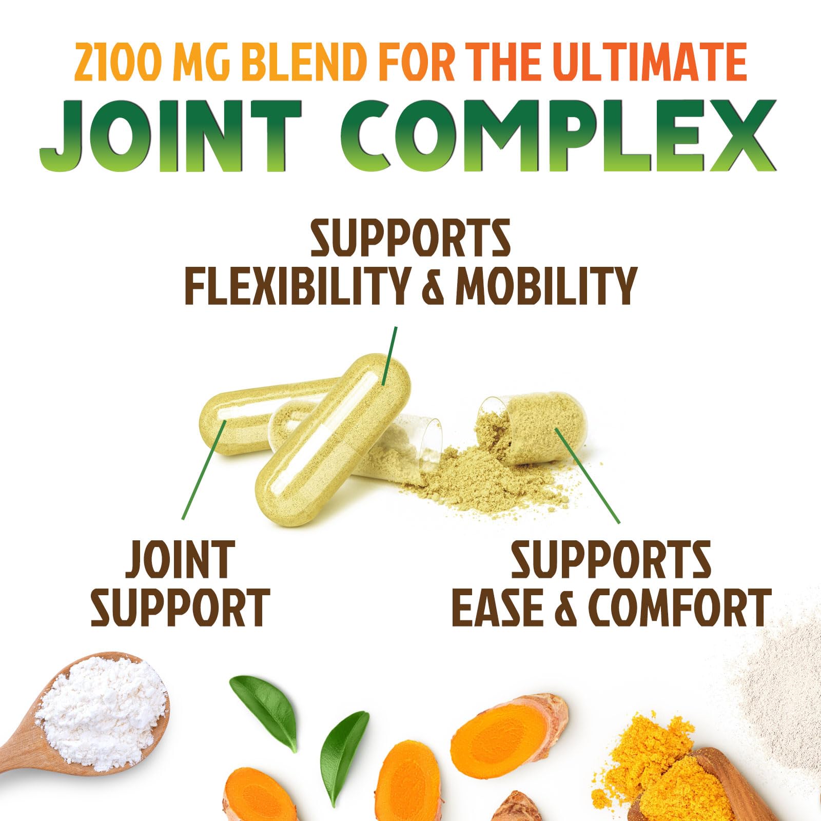 Graphic illustrating joint mobility associated with the supplement