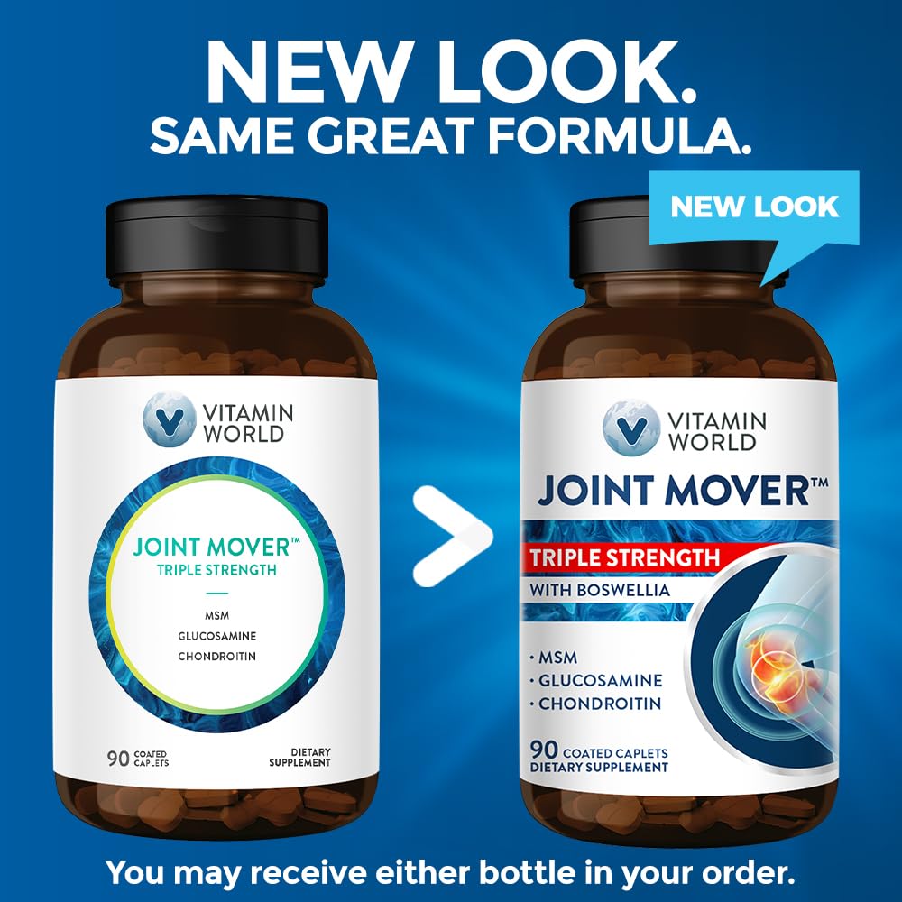 Ingredients: Glucosamine, Chondroitin, MSM with added collagen and boswellia