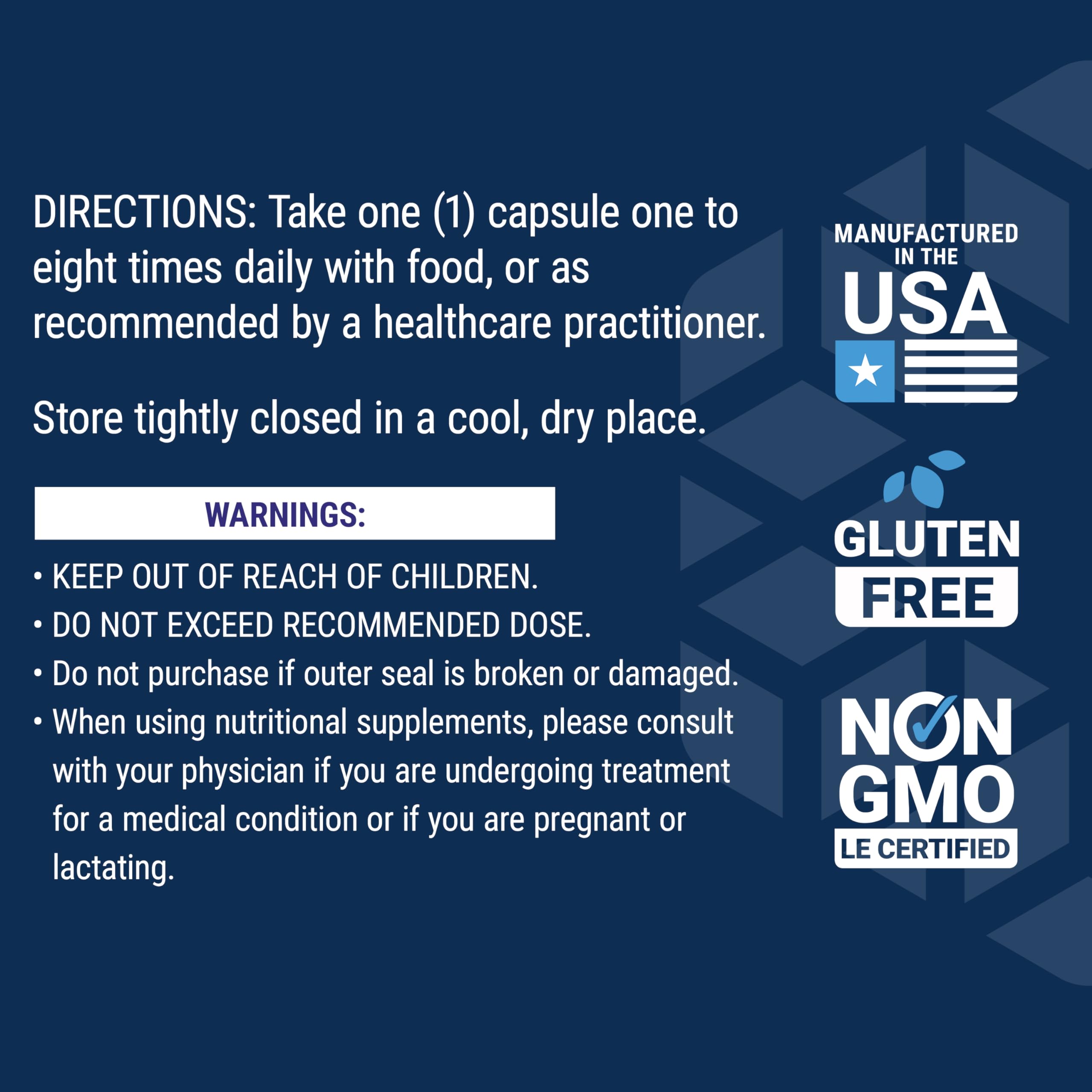 Non-GMO and gluten-free symbols on packaging