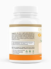 Close-up of supplement ingredients: Boswellia, Turmeric, MSM