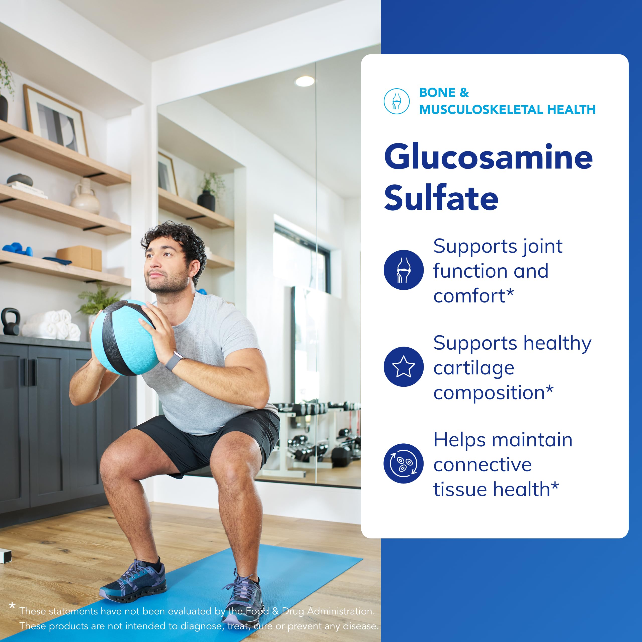 Cartilage health illustration highlighting glucosamine benefits