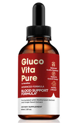 GlucoVita Pure Drops bottle and packaging
