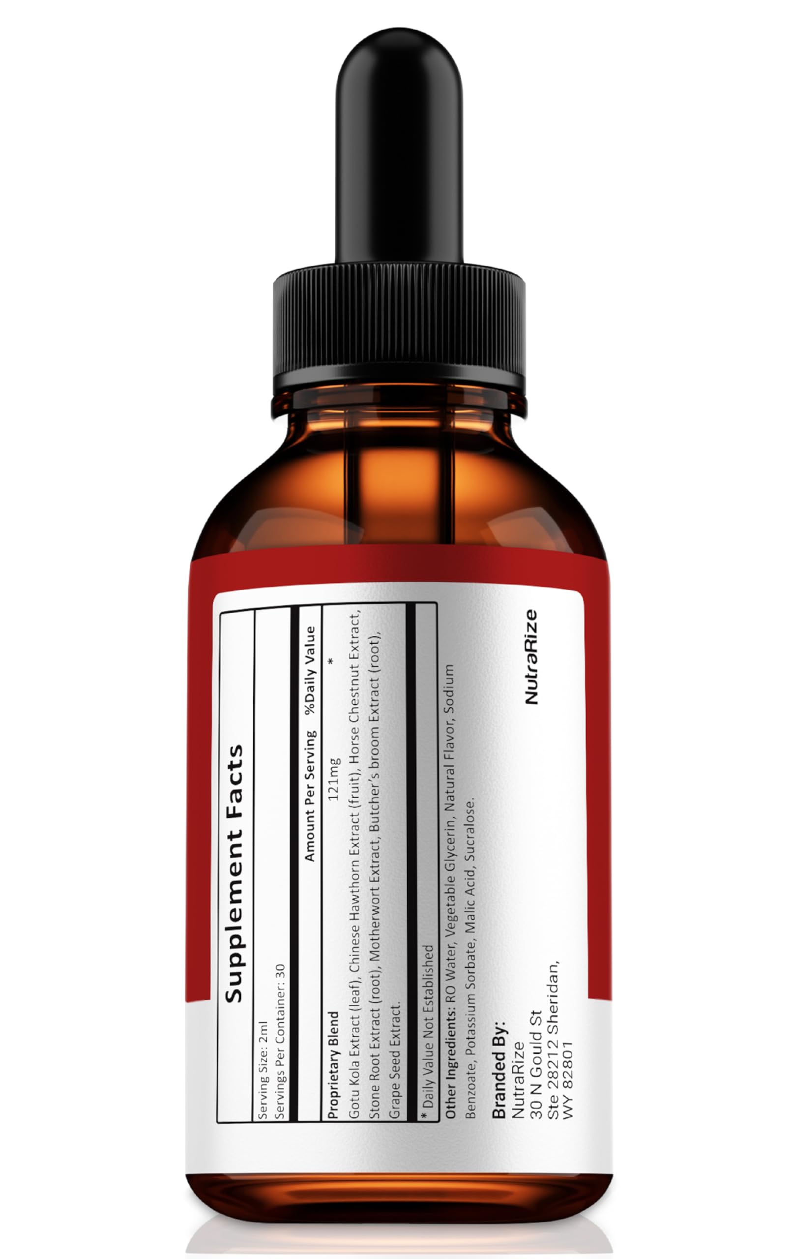 GlucoVita Pure extract drops label