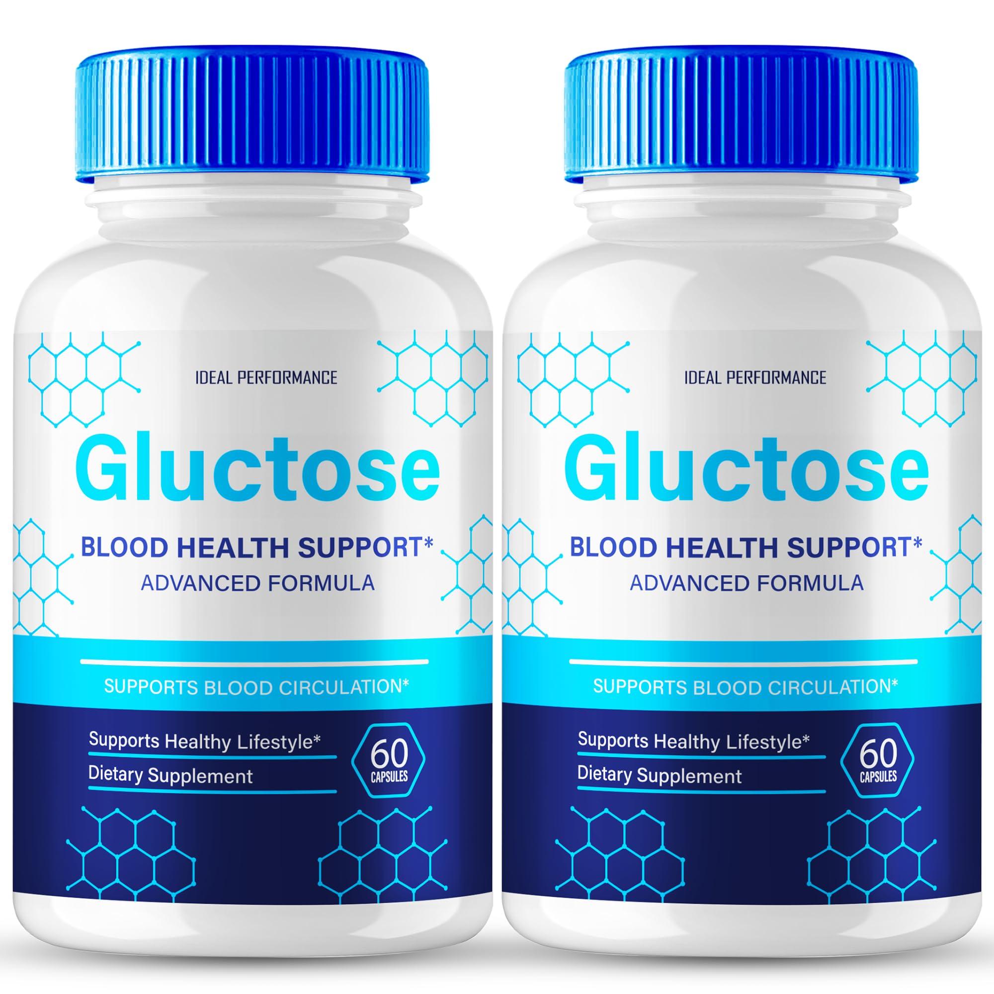 Gluctose Advanced Blood Formula Capsules bottle - 2 pack