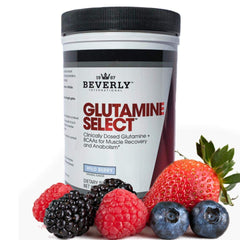 Beverly International Glutamine Select bottle back label